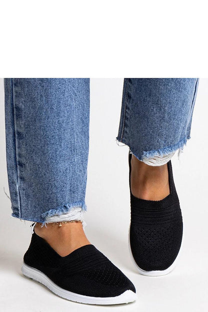   Czarne wsuwane tenisówki Shalha - Solea 