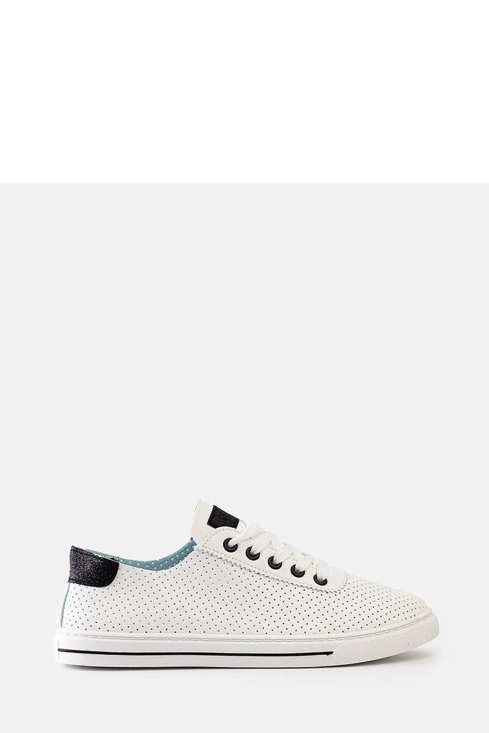   Białe perforowane sneakersy Ruala - Solea 