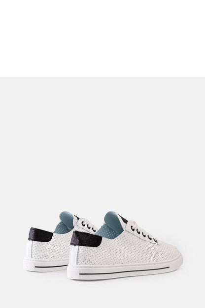   Białe perforowane sneakersy Ruala - Solea 