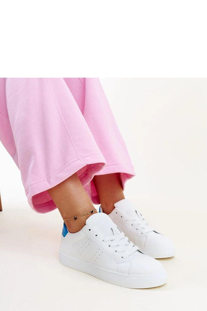   Biało-niebieskie sneakersy Akila - Solea 