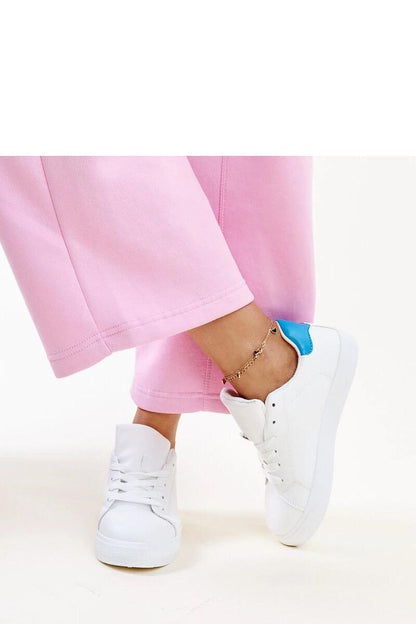   Biało-niebieskie sneakersy Akila - Solea 