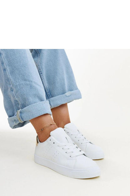   Biało-złote sneakersy Akila - Solea 