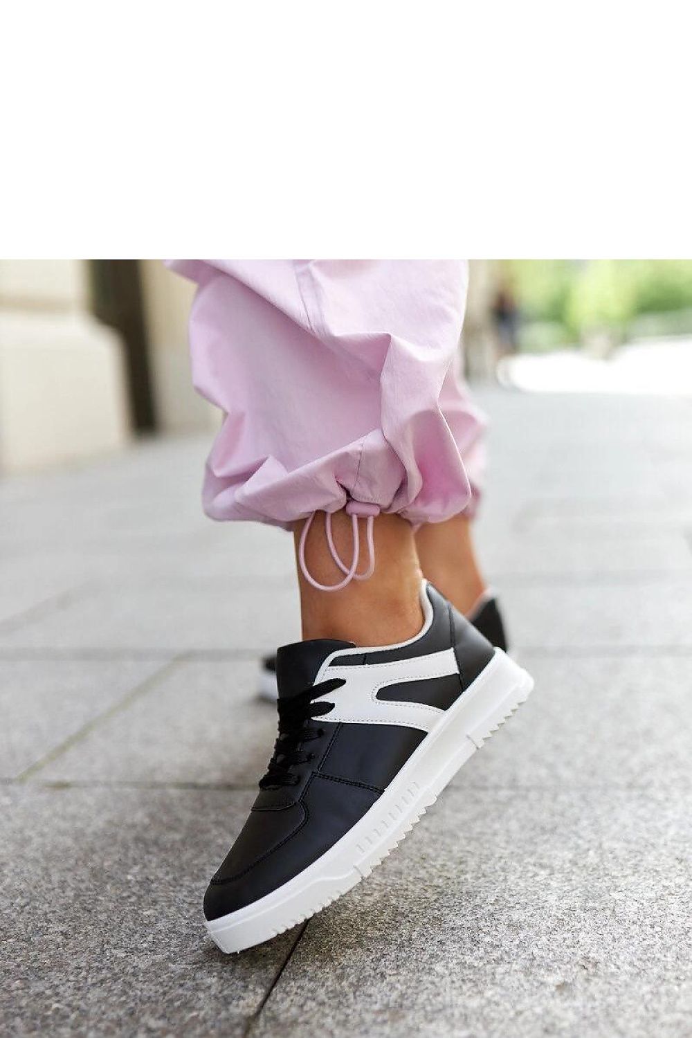   Czarne sneakersy sportowe Hagara - Solea 