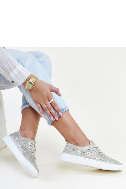   Złote tenisówki eko skóra Whitley - Solea 