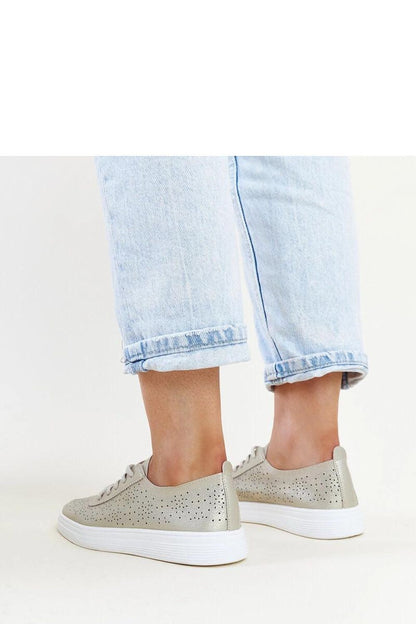   Złote tenisówki eko skóra Whitley - Solea 