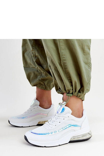   Białe sneakersy z hologramem Jelka - Solea 