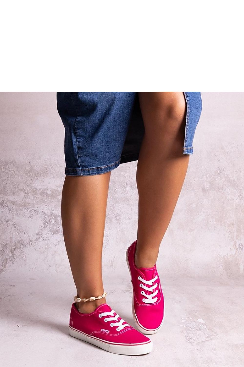  Różowe klasyczne tenisówki Erla - Solea 