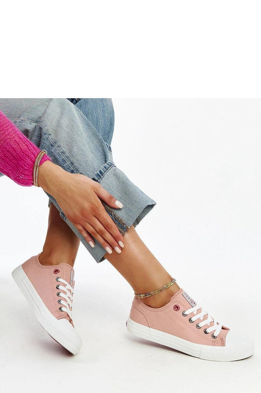   Różowe damskie trampki CROSS JEANS - Solea 
