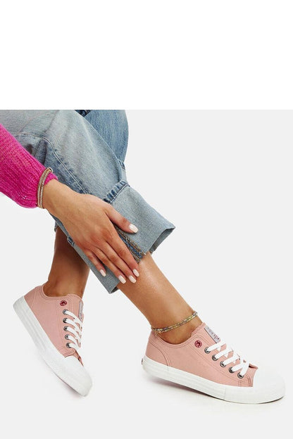   Różowe damskie trampki CROSS JEANS - Solea 