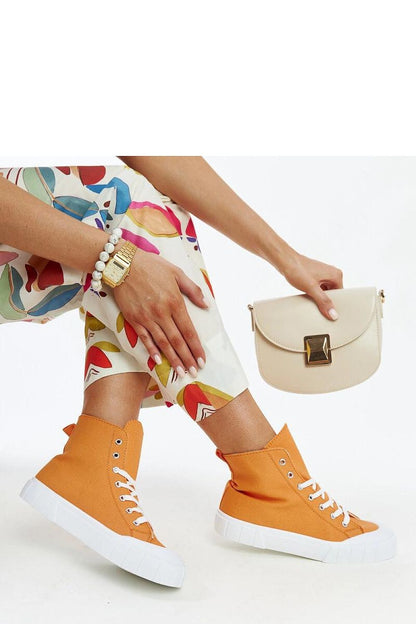   Pomarańczowe wysokie trampki Vinka - Solea 