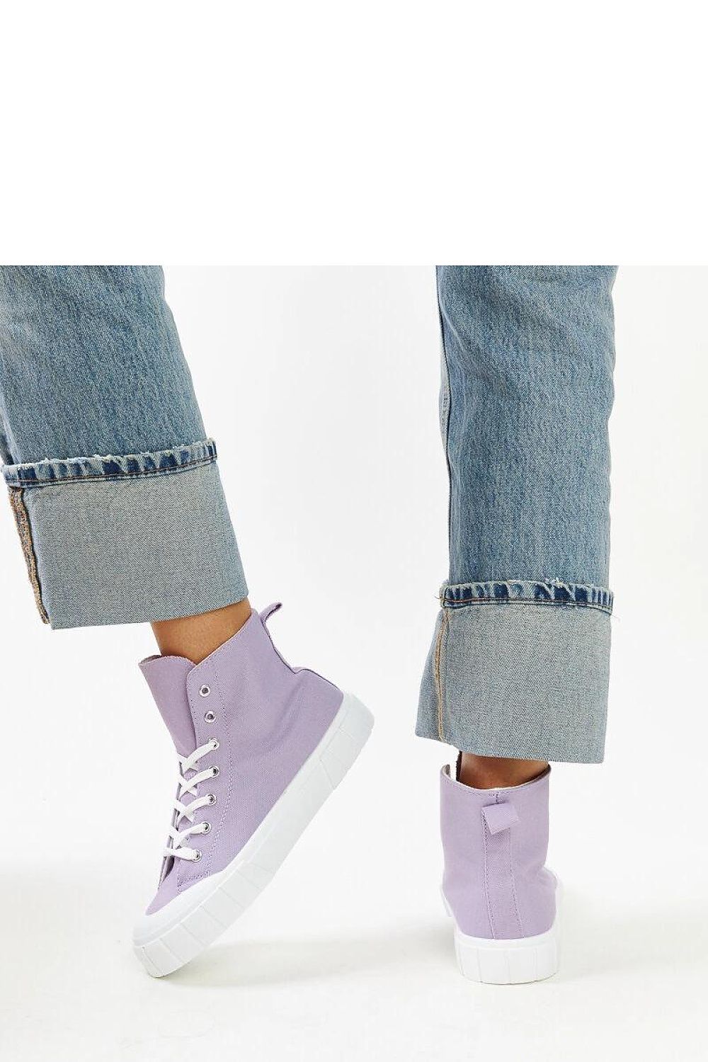  Fioletowe wysokie trampki Vinka - Solea 