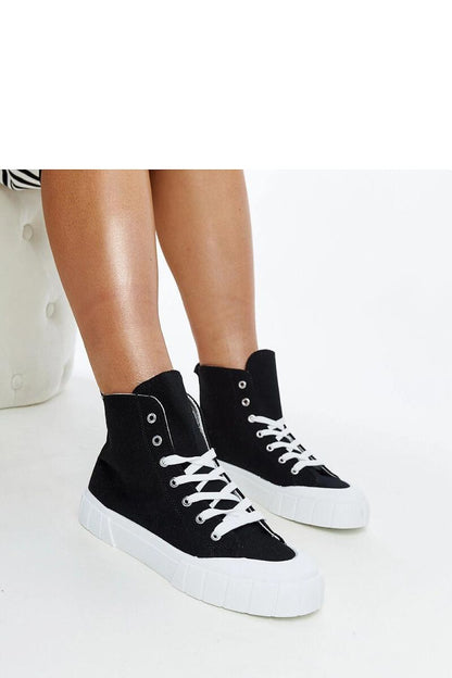   Czarne wysokie trampki Vinka - Solea 