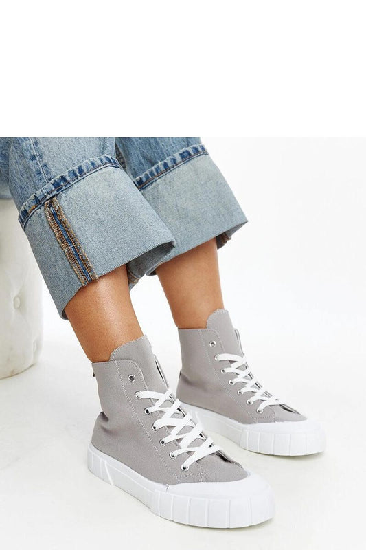   Szare wysokie trampki Vinka - Solea 