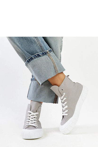   Szare wysokie trampki Vinka - Solea 