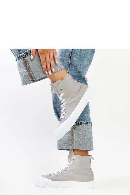   Szare wysokie trampki Vinka - Solea 