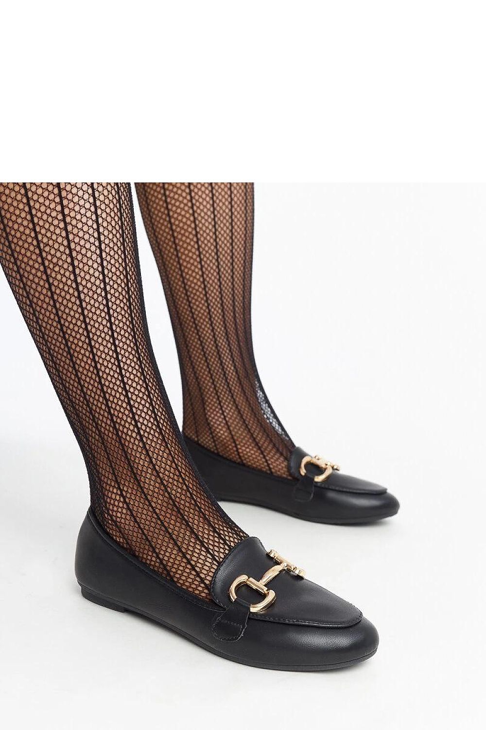   Czarne mokasyny z klamerką Tanja - Solea 