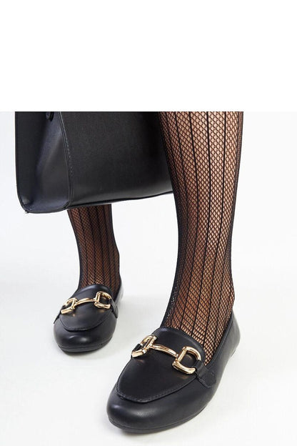   Czarne mokasyny z klamerką Tanja - Solea 