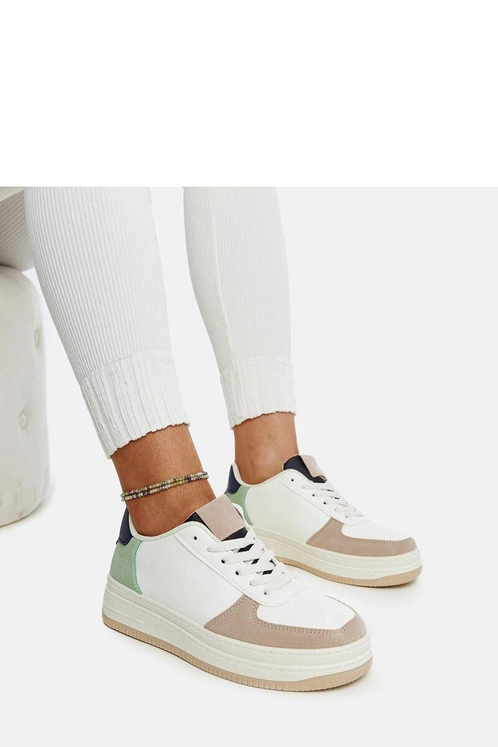   Wielokolorowe sneakersy na platformie Cvita - Solea 