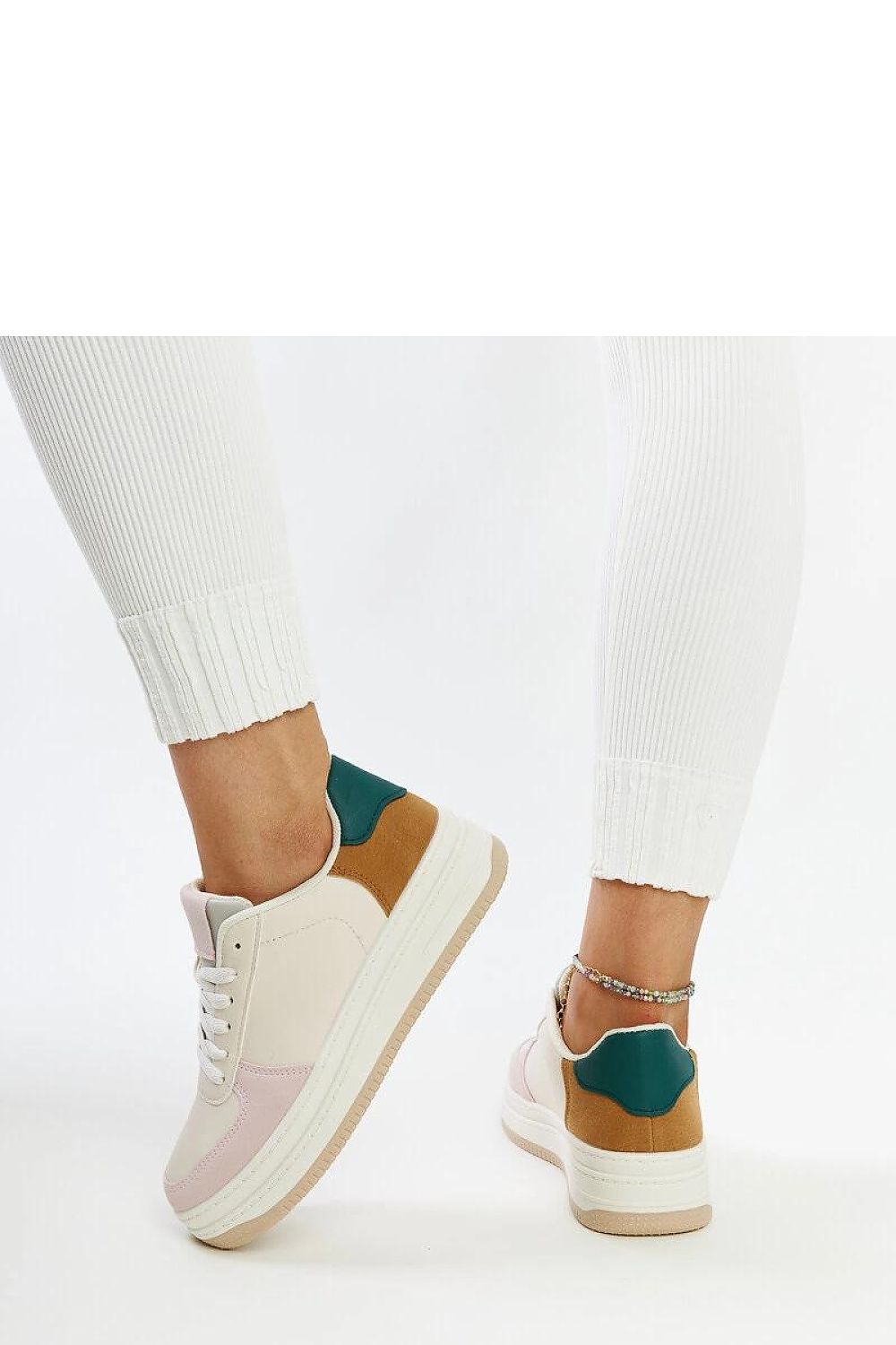   Sneakersy na platformie Cvita pastelowe - Solea 