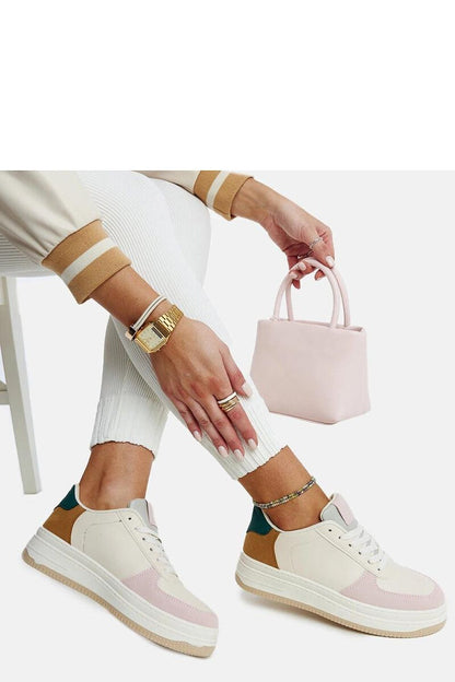   Sneakersy na platformie Cvita pastelowe - Solea 