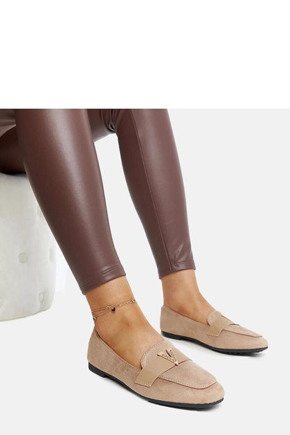  Brązowe mokasyny z ozdobą Namal - Solea 