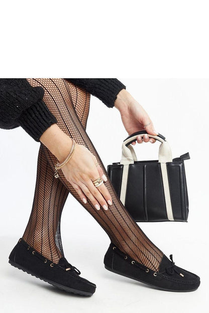   Czarne zamszowe mokasyny Aneesa - Solea 