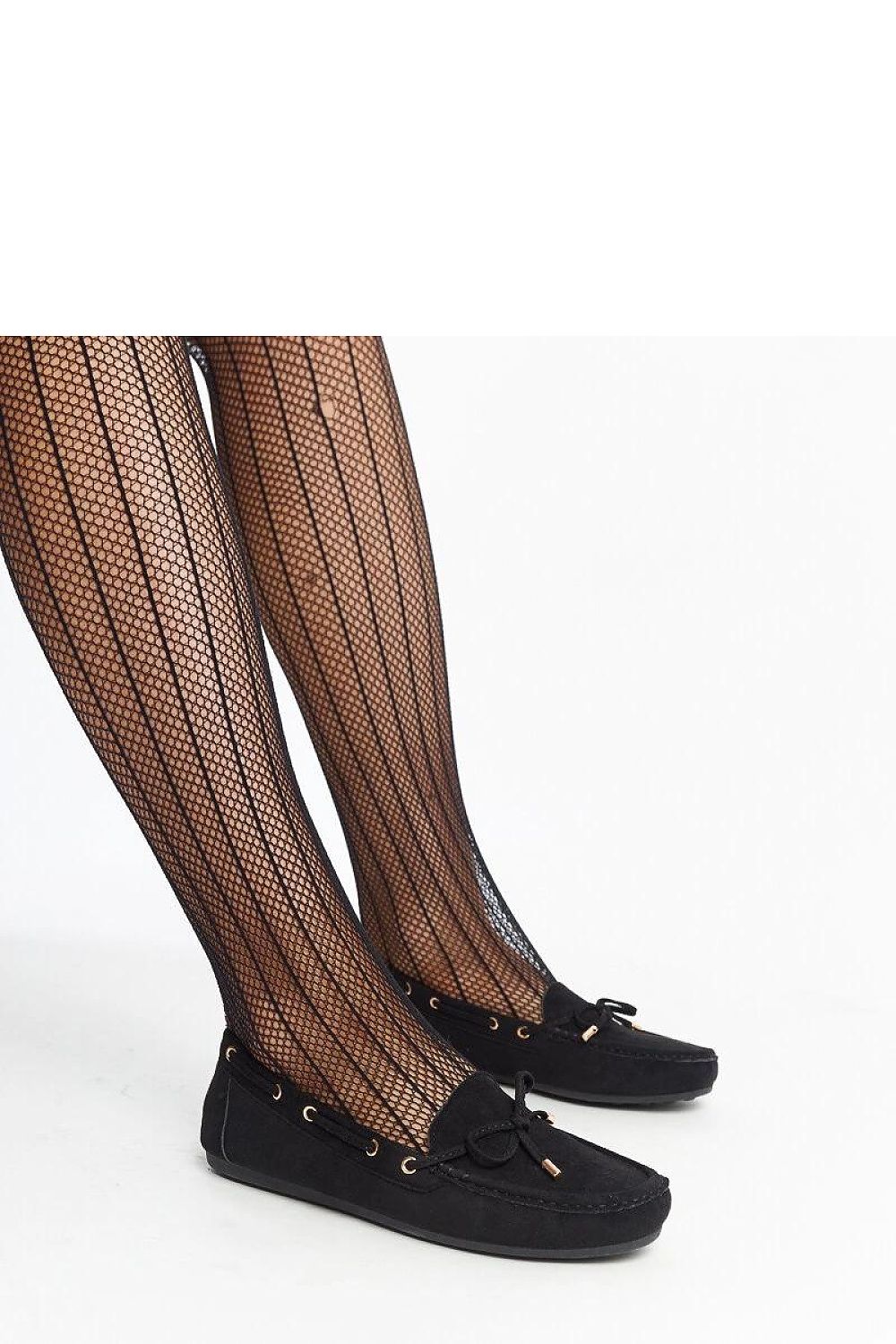   Czarne zamszowe mokasyny Aneesa - Solea 