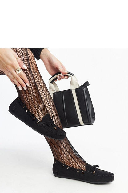   Czarne zamszowe mokasyny Aneesa - Solea 