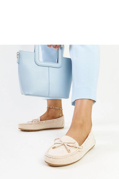   Jasnobeżowe zamszowe mokasyny Aneesa - Solea 