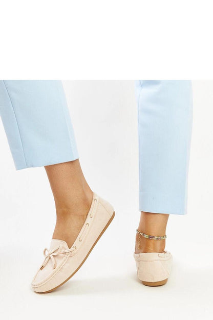   Jasnobeżowe zamszowe mokasyny Aneesa - Solea 