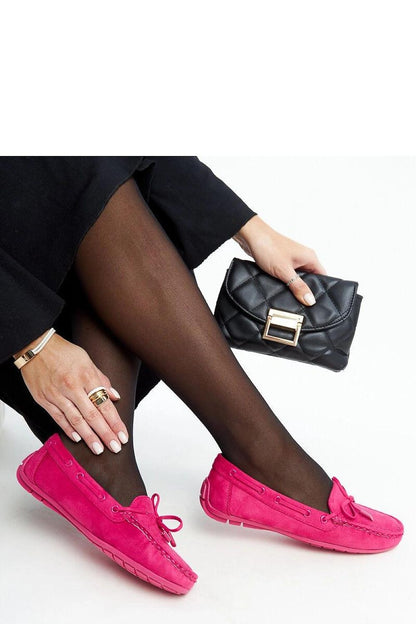   Ciemnoróżowe mokasyny z kokardą Hayam - Solea 