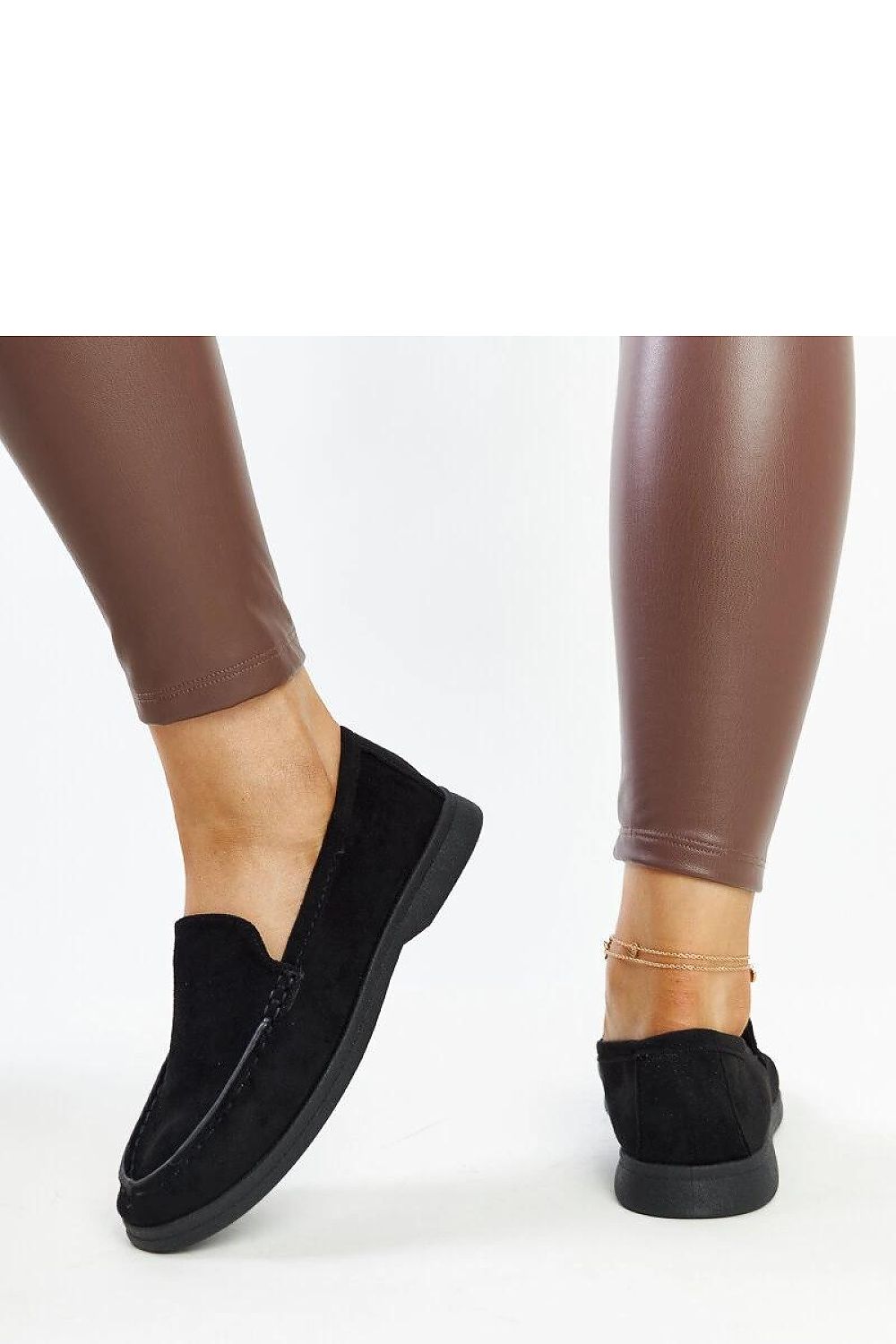   Czarne zamszowe półbuty Rumay - Solea 