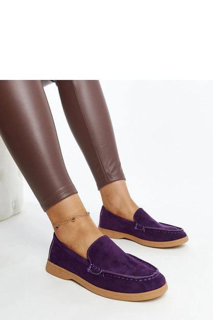   Fioletowe zamszowe półbuty Rumay - Solea 