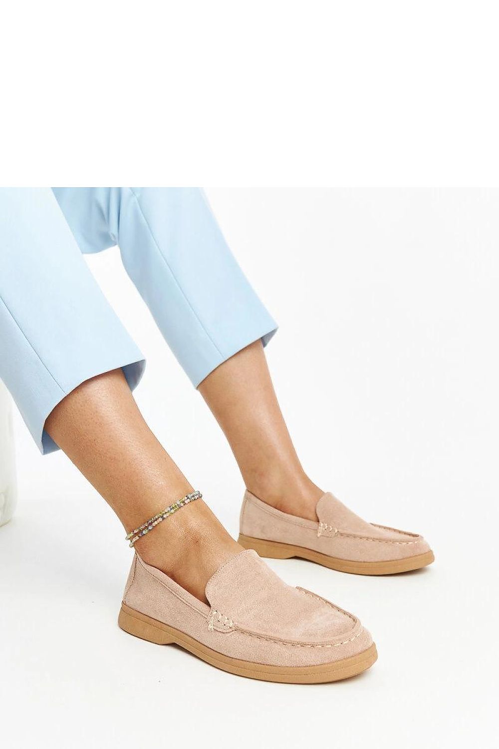  Beżowe zamszowe półbuty Rumay - Solea 