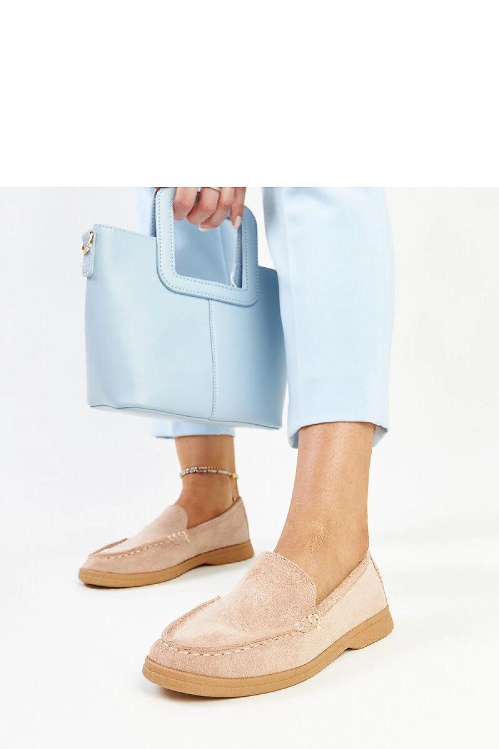   Beżowe zamszowe półbuty Rumay - Solea 