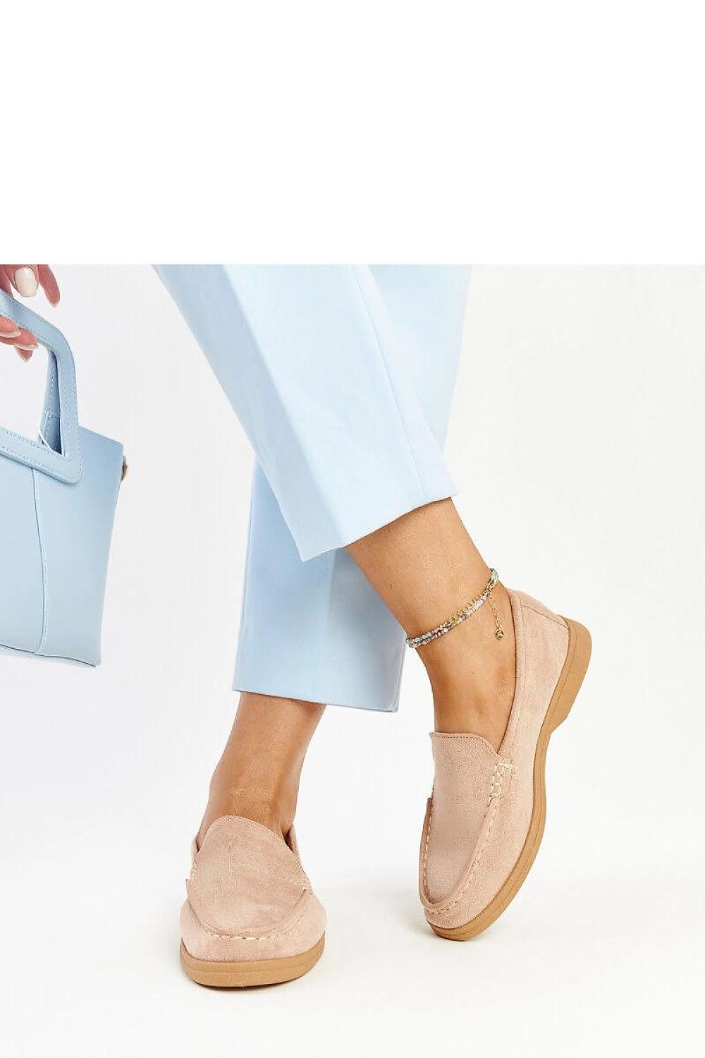   Beżowe zamszowe półbuty Rumay - Solea 