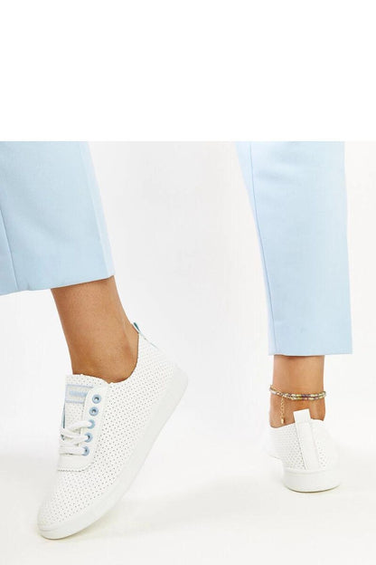   Białe trampki eko-skórzane Yusra - Solea 