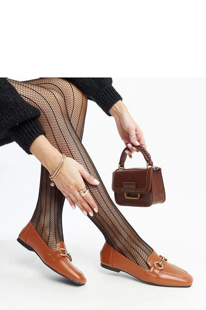   Brązowe mokasyny z klamerką Areebah - Solea 