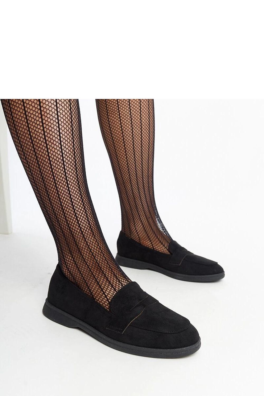   Czarne zamszowe mokasyny Nibras - Solea 