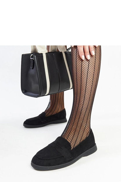   Czarne zamszowe mokasyny Nibras - Solea 