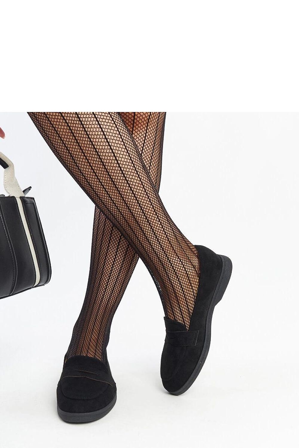   Czarne zamszowe mokasyny Nibras - Solea 