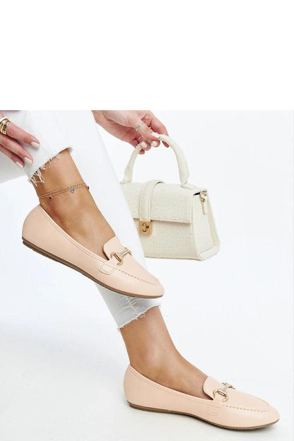   Beżowe mokasyny z ozdobną klamerką Paddy - Solea 