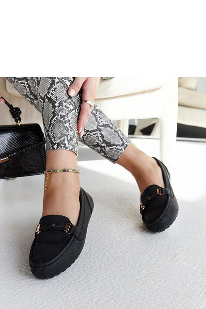   Czarne mokasyny o matowym wykończeniu Scafati - Solea 