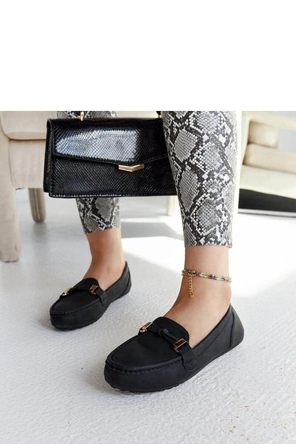   Czarne mokasyny o matowym wykończeniu Scafati - Solea 