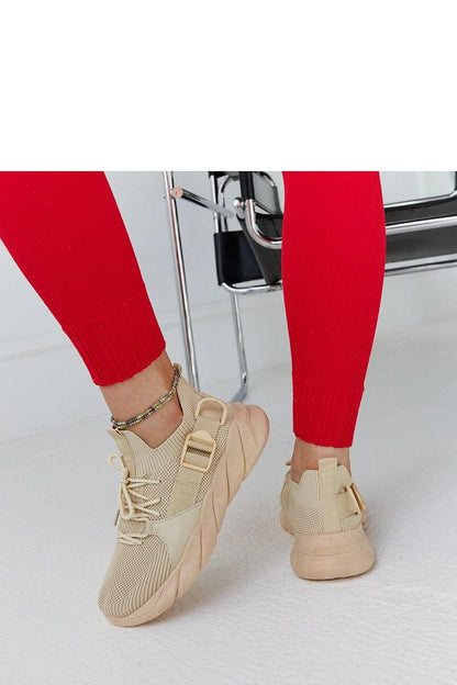   Beżowe lekkie sneakersy sportowe Faruz - Solea 