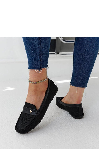   Czarne materiałowe mokasyny Fombio - Solea 