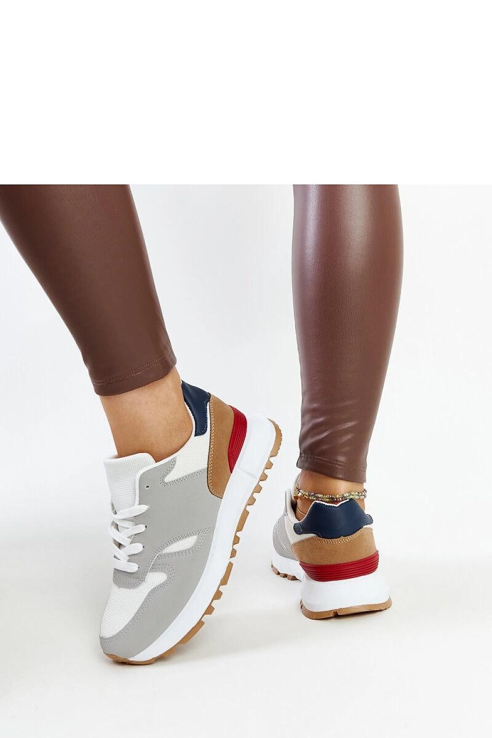   Wielokolorowe sneakersy na platformie Sultisz - Solea 