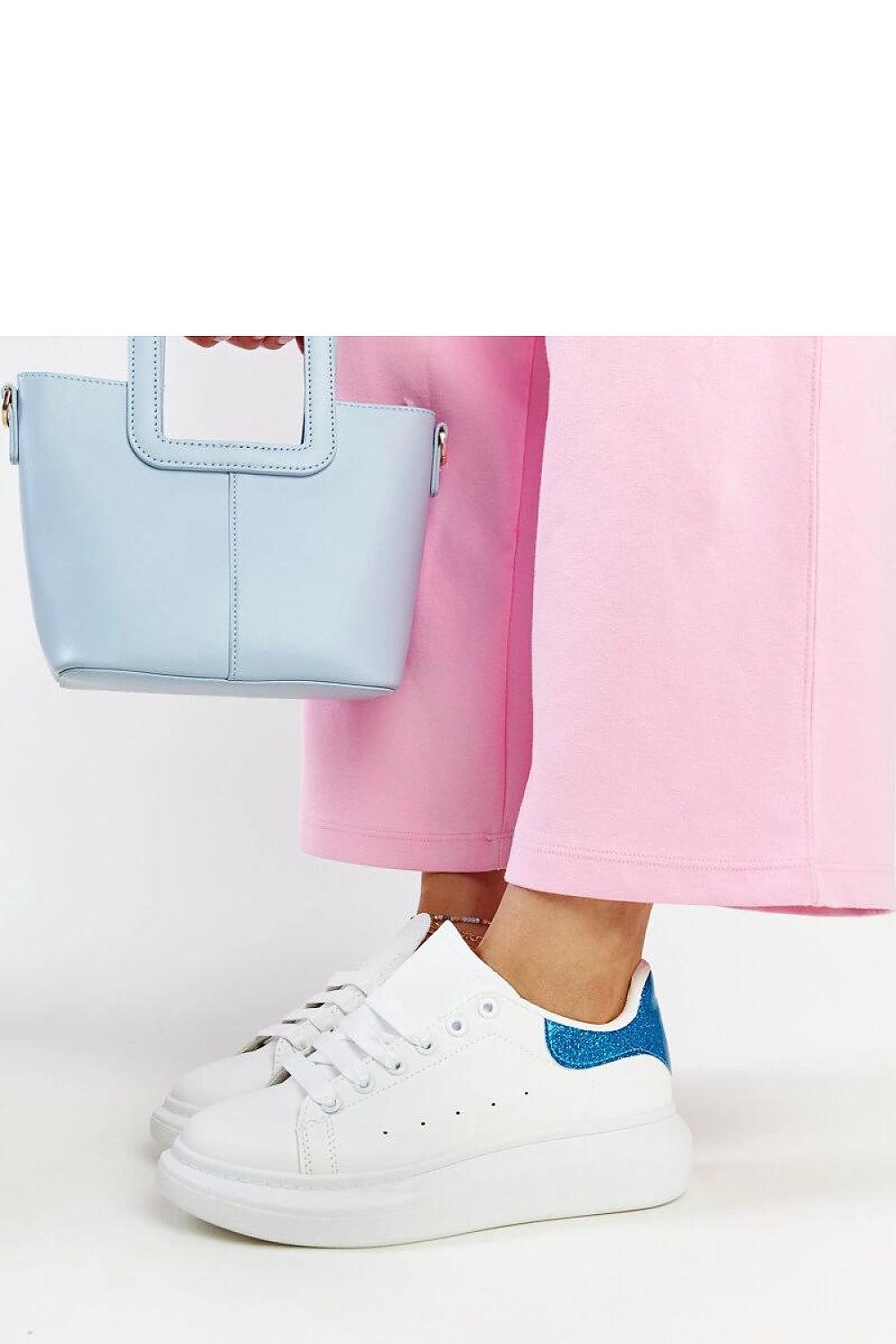   Białe sneakersy eko-skórzane Fatimah - Solea 