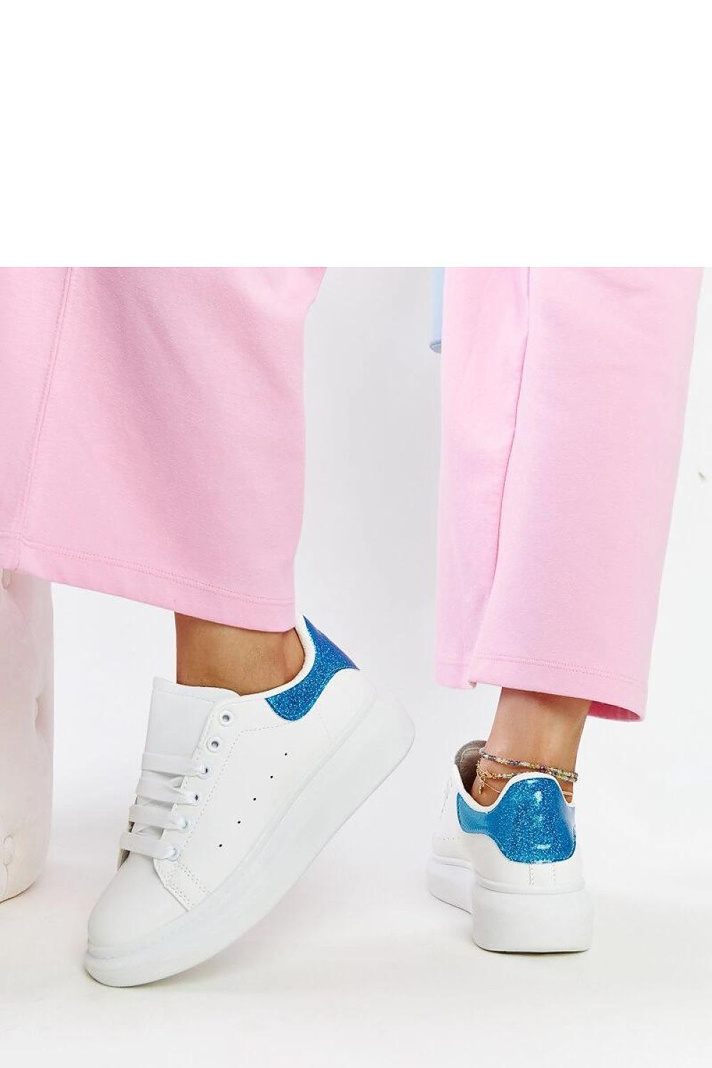   Białe sneakersy eko-skórzane Fatimah - Solea 