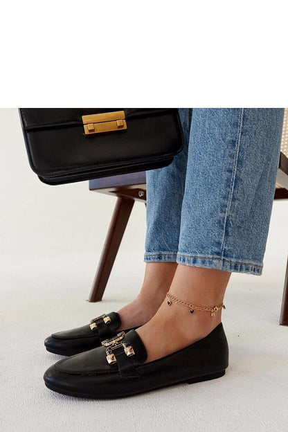   Czarne mokasyny z klamerką Comerio - Solea 